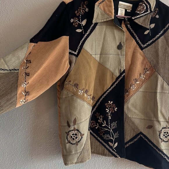 Vintage blocked light weight jacket - Picture 2 of 5